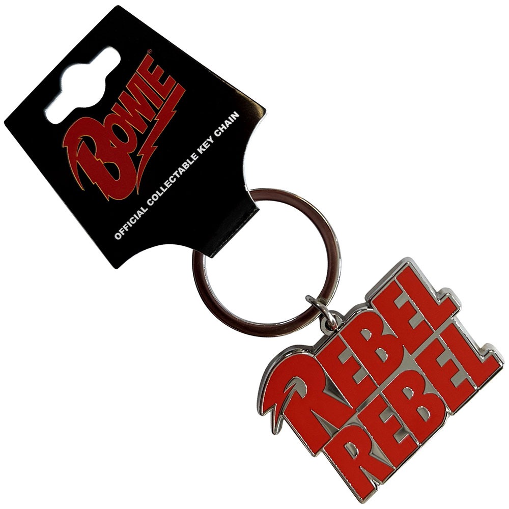 David Bowie - Rebel Rebel Porte-clÃ©s - Rouge